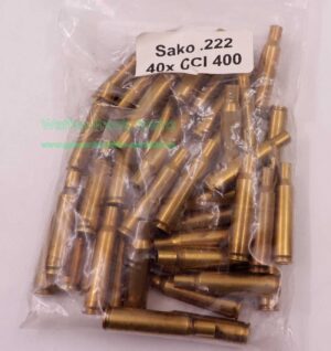 Langwaffenhülsen, gebraucht Kal. .222 Remington