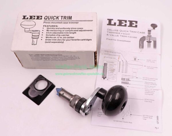 Lee / USA Hülsentrimmsystem Quick Trimmer mit Entgrater