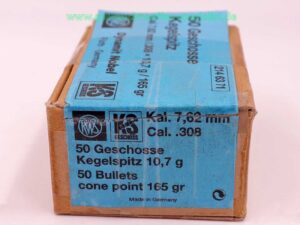 RWS (WZd.Fa.Rottweil) Büchsengeschosse .30 (.308)