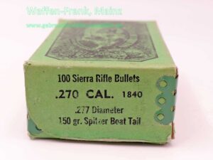 Sierra Bullets, Santa Fe Büchsengeschosse .270 (.277)