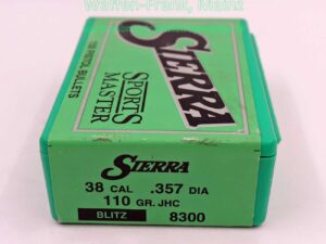 Sierra Bullets, Santa Fe FFW-Geschosse .38 (.357)