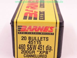 Barnes Bullets FFW-Geschosse .460 S&W (.451)