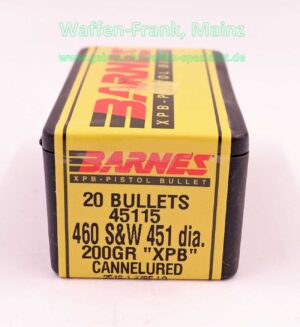 Barnes Bullets FFW-Geschosse .460 S&W (.451)