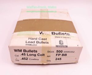 WM Bullets - Germany FFW-Geschosse .45 Long Colt (.452)