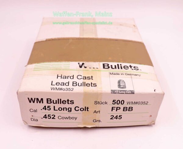 WM Bullets - Germany FFW-Geschosse .45 Long Colt (.452)
