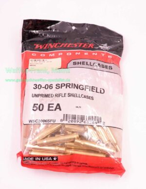 Winchester - USA Langwaffenhülsen 30-06 Spring.
