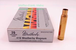 Weatherby - USA Langwaffenhülsen 416 WBY Mag.
