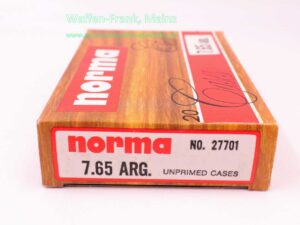 Norma Langwaffenhülsen 7,65 ARG.