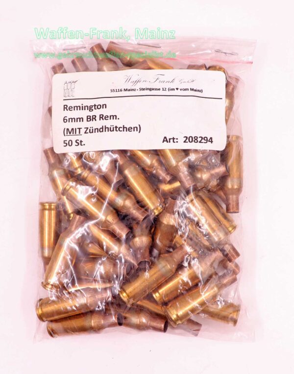 Remington - USA Langwaffenhülsen 6mm BR Rem.