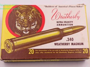 Weatherby - USA Büchsenpatronen .340WBY.Mag