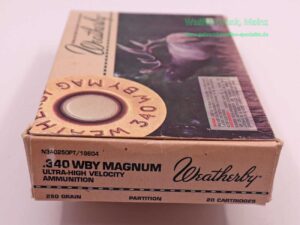 Weatherby - USA Büchsenpatronen .340WBY.Mag