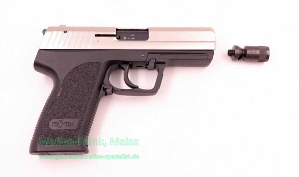 Röhm - Sontheim/Brenz Mod. RG 96 Nickel (Match) 9mmP.A.K. – Bild 3