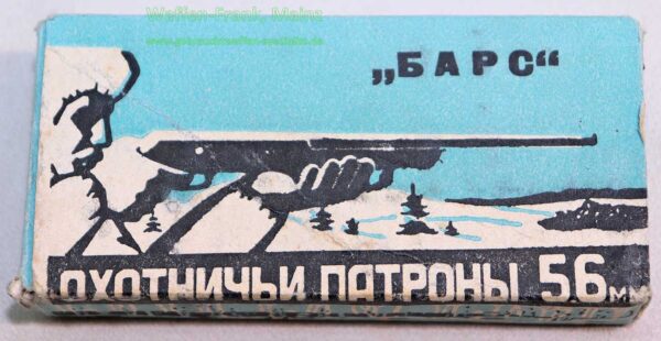 Büchsenpatronen 5,6x39/TM Russian