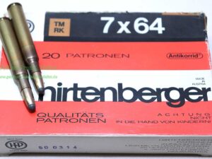 Hirtenberger / Österreich Büchsenpatronen 7x64  9,0 g TMR