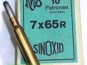 RWS (WZd.Fa.Rottweil) Büchsenpatronen 7x65R