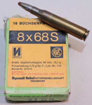 Büchsenpatronen 8x68S