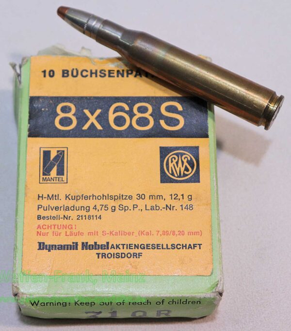 Büchsenpatronen 8x68S