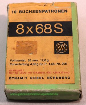Büchsenpatronen 8x68S
