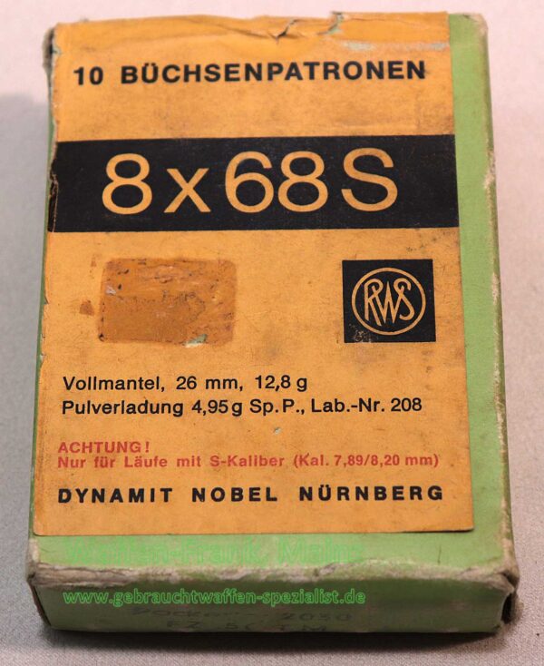 Büchsenpatronen 8x68S