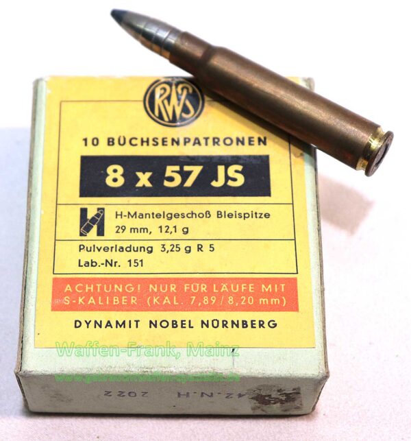 Büchsenpatronen 8x57JS