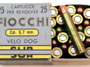 Fiocchi - Italien Revolverpatronen 5,7 mm Velo Dog