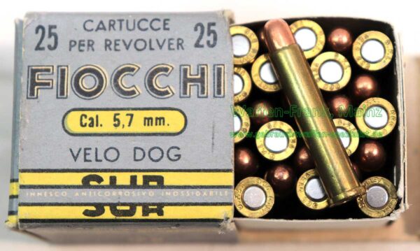 Revolverpatronen 5,7 mm Velo Dog