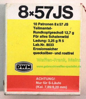 Büchsenpatronen 8x57IS