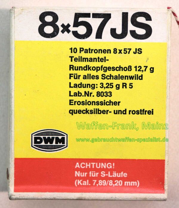 Büchsenpatronen 8x57IS