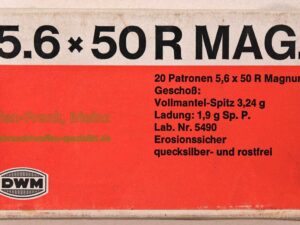 DWM, Karlsruhe Büchsenpatronen 5,6x50R Mag