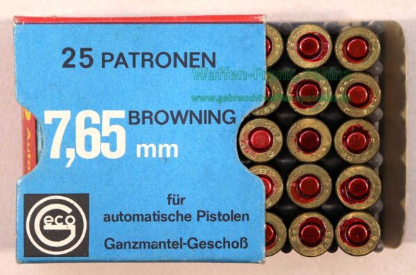 Pistolenpatronen 7,65 mm/.32 ACP