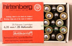 Pistolenpatronen 6,35 mm/.25 ACP