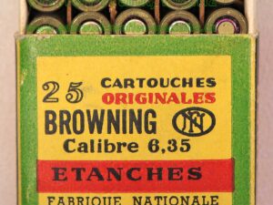FN  Fabrique Nationale Lüttich Pistolenpatronen 6,35 mm/.25 ACP