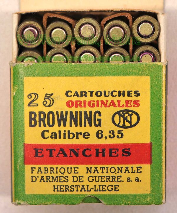 Pistolenpatronen 6,35 mm/.25 ACP