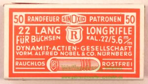 Büchsenpatronen .22 lr /5,6x16 Ziel DM 1