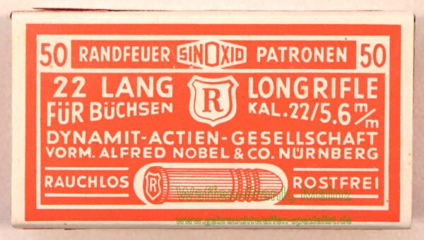 Büchsenpatronen .22 lr /5,6x16 Ziel DM 1