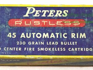 Peters USA Revolverpatronen .45 AUTO. RIM