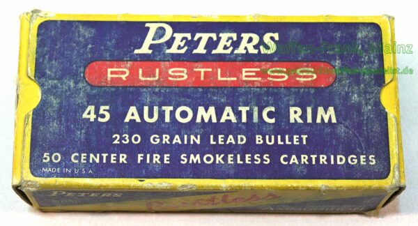 Revolverpatronen .45 AUTO. RIM