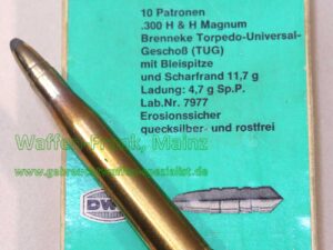 DWM, Karlsruhe Büchsenpatronen .300 H&H Mag