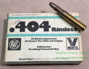Büchsenpatronen .404 Rimless(10,75x73)