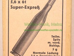 DWM, Karlsruhe Büchsenpatronen 5,6x61SE