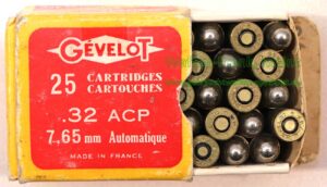 Pistolenpatronen 7,65 mm Brow.