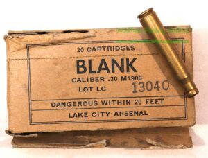 Büchsenpatronen .30-06 (.30 M 1909)/Blank