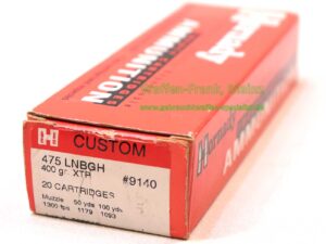 Hornady / USA Revolverpatronen  Ammunition .475 LNBGH