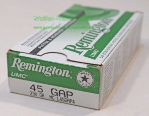 Pistolen-/Revolvermunition UMC .45 GAP