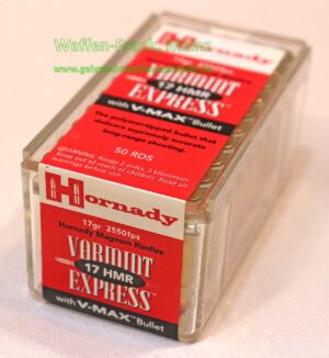 Büchsenpatron. Varmint Express .17 HMR