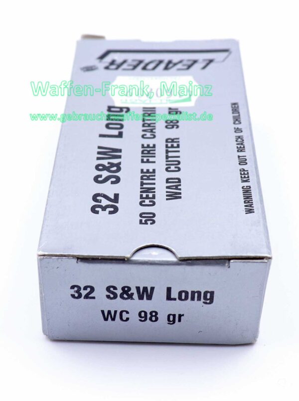 Revolver/Pisolenmunition .32S&Wlong/WC 58grs.
