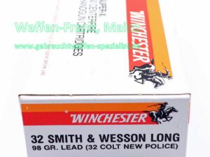 Winchester - USA Revolverpatronen .32S&Wlong 58grs. Rundkopf