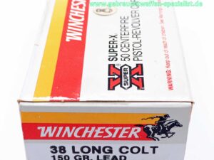 Winchester - USA Revolverpatronen .38LongColt 150grs.