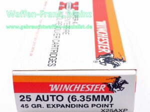 Winchester - USA Pistolenmunition .25ACP/6,35mm