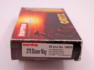 Norma Büchsenpatronen .375Blaser Mag